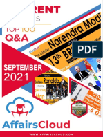 Current Affairs Q&A PDF Top 100 September 2021 by AffairsCloud 1