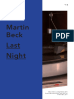 Martin Beck Last Night