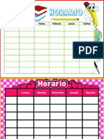 Horario Diseños Infantiles