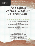 La Familia Célula Vital de La Sociedad