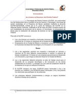 Convocatoria Estancias de Jovenes en Empresas Del Df Eo