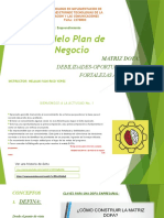 Formulación Del Plan de Negocio TALLER 1