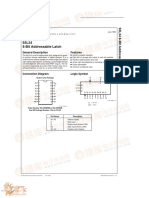 93L34 8-Bit Addressable Latch: General Description Features