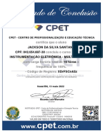 Instrumentação Eletrônica - Multímetro_Certificado de Conclusão