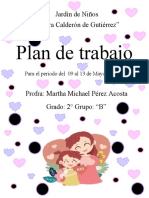 Plan de Trabajo Del 09 Al 13 de Mayo