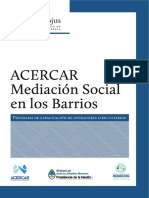 ACERCAR Mediacion Social Barrios