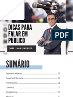 EBOOK - DICAS DE FALAR EM PU BLICO - Tudoparadeus