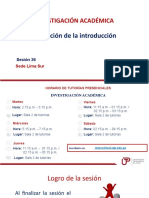 Sesión 26 Redacción de La Introducción Segunda Parte (Actualizado)