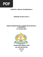 Origen Del Carnaval de Barranquilla