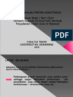 PENJADWALAN PROYEK KONSTRUKSI