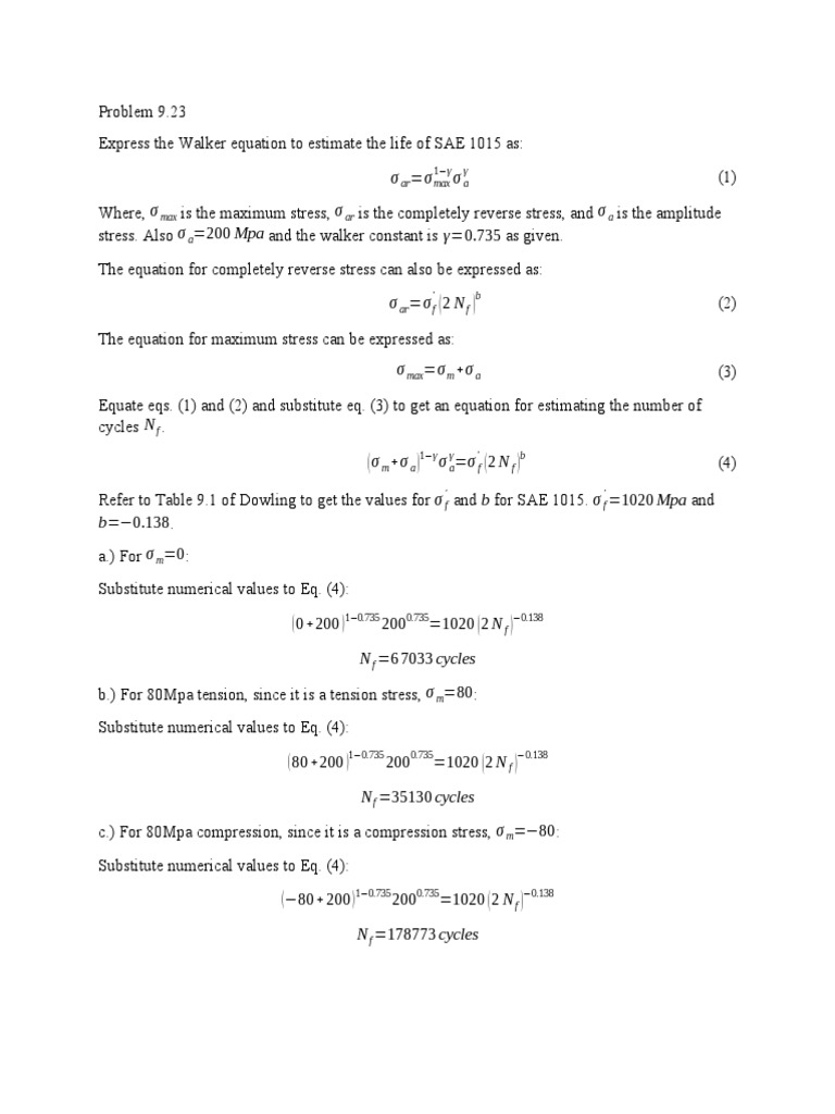 Problem 9.23 | PDF