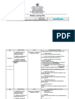 Weekly Learning Plan - ARALINGPANLIPUNAN - Q4 - WK - 3