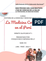 Debate Historia de La Medicina