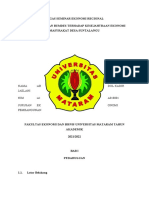 Analisis Peranan Bumdes Terhadap Kesejahtraan Ekonomi Masyrakat Desa Suntalangu