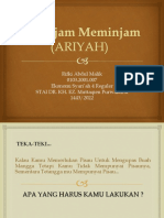 Pinjam Meminjam (Ariyah)