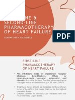 First-Line & Second-Line Pharmacotherapy of Heart Failure: Czairah Lhei M. Valenzuela