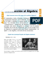 Introducción Al Álgebra para Sexto de Primaria