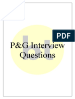P&G Interview Questions