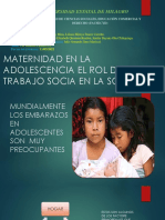 Maternidad en La Adolescencia El Rol Del Trabajo