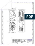 Esquema elétrico de um painel de controle de máquina industrial