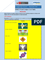 Student: Julia Luisa Sagástegui Guarniz Classroom: 5°A: The COVID-19 and Its Impact in Our Family