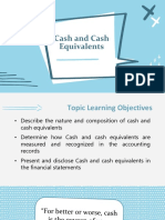 Cash and Cash Equivalents