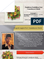 Pemikiran Pendidikan Prof Zamakhsyari Dhofir