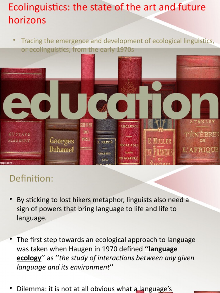 Eco Linguistic | PDF | Ecology | Linguistics