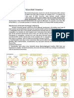 Microbial Genetics: Bacterial Genomes & Genetic Exchange