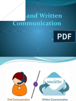 Oral and Written Com. Presentation