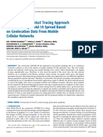 An Automated Contact Tracing Approach For Controlling Covid-19 Spread Based On Geolocation Data From Mobile Cellular Networks