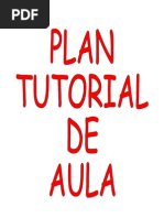 Plan Tutorial de Aula