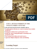 Introduction To The Philosophy of The Human Person