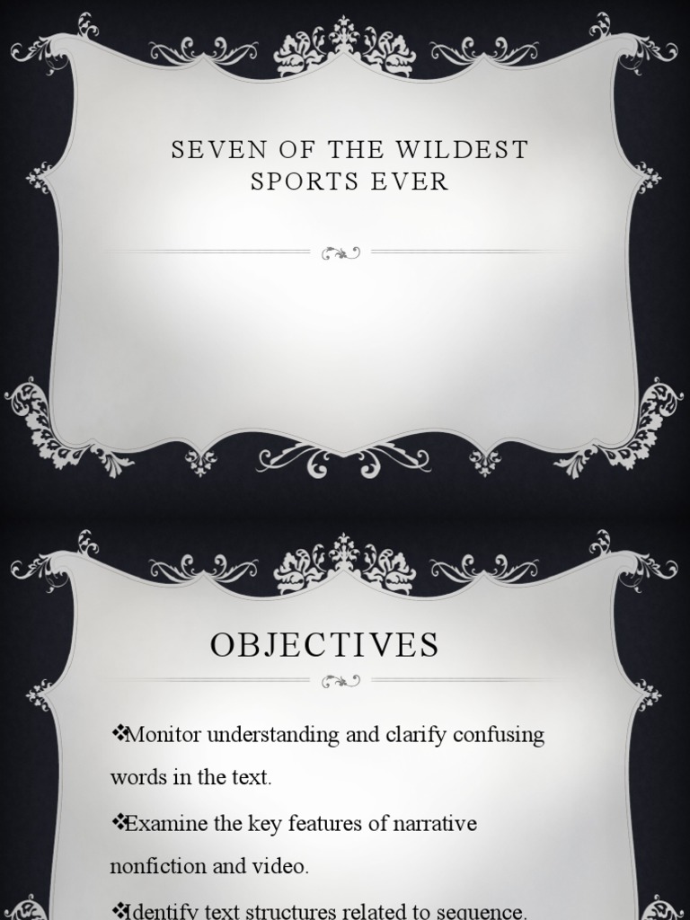 Seven of The Wildest Sports Ever | PDF