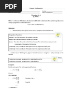 General Mathematics: F X X 2 F X X 3