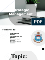 Strategic Management...