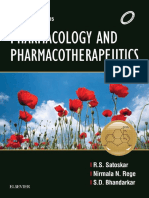 Pharmacology and Pharmacotherapeutics 24th Edition (2015)