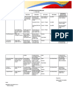 Action Plan in English: Department Education