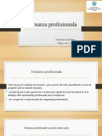 Proiect Formarea Profesionala