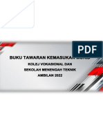 Buku Tawaran Kemasukan Murid KV SMT Ambilan 2022