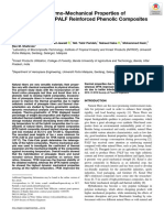 Dynamic and Thermo-Mechanical Properties of Hybridized Kenaf/PALF Reinforced Phenolic Composites