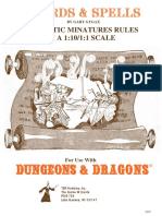Dungeons & Dragons: Fantastic Minatures Rules ON A 1:10/1:1 SCALE