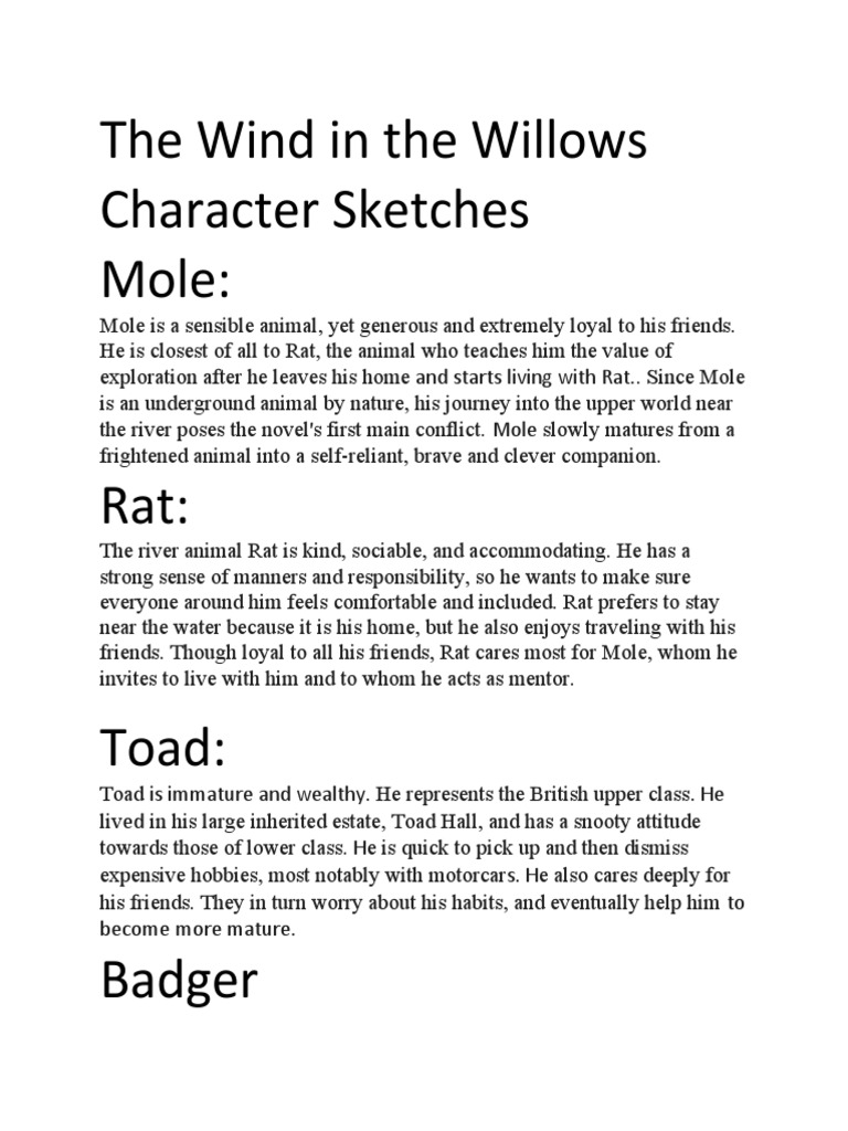 The Wind in The Willows | Download Free PDF | The Wind In The Willows