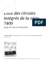 Liste Des Circuits Intégrés de La Série 7400 - Wikipédia