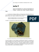 Obtenção dos Parâmetros do Circuito Equivalente do Motor de Indução