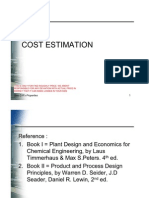 Cost Estimation April 2011