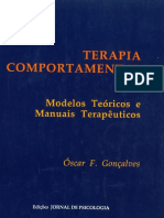 Gonçalves, Óscar F. Terapia Comportamental Modelos Teóricos e Manuais Terapêuticos