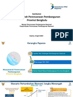 (Master) Paparan Menteri PPN Bappenas Dalam Musrenbangprov 2021 Bengkulu - Final