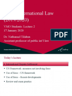 Public International Law (2019/2020)