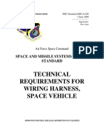 Technical Requirements For Wiring Harness, Space Vehicle: Space and Missile Systems Center Standard